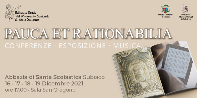 Pauca et Rationabilia · Evento culturale in Abbazia