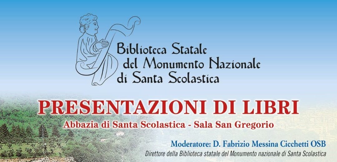 Nuove presentazioni di libri nella Biblioteca di S.Scolastica