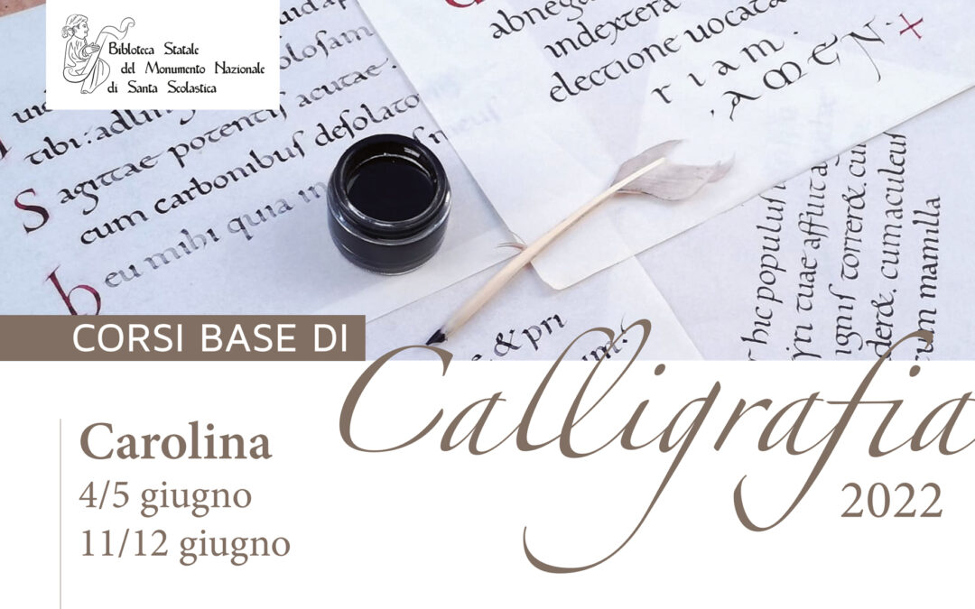 Corso base di Calligrafia · Scrittura carolina