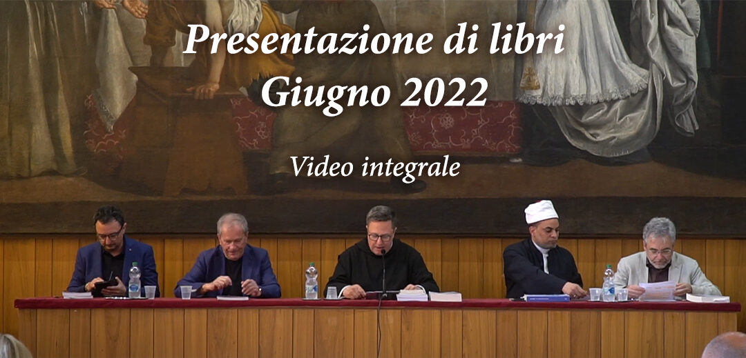 Il video delle presentazioni di libri · Giugno 2022