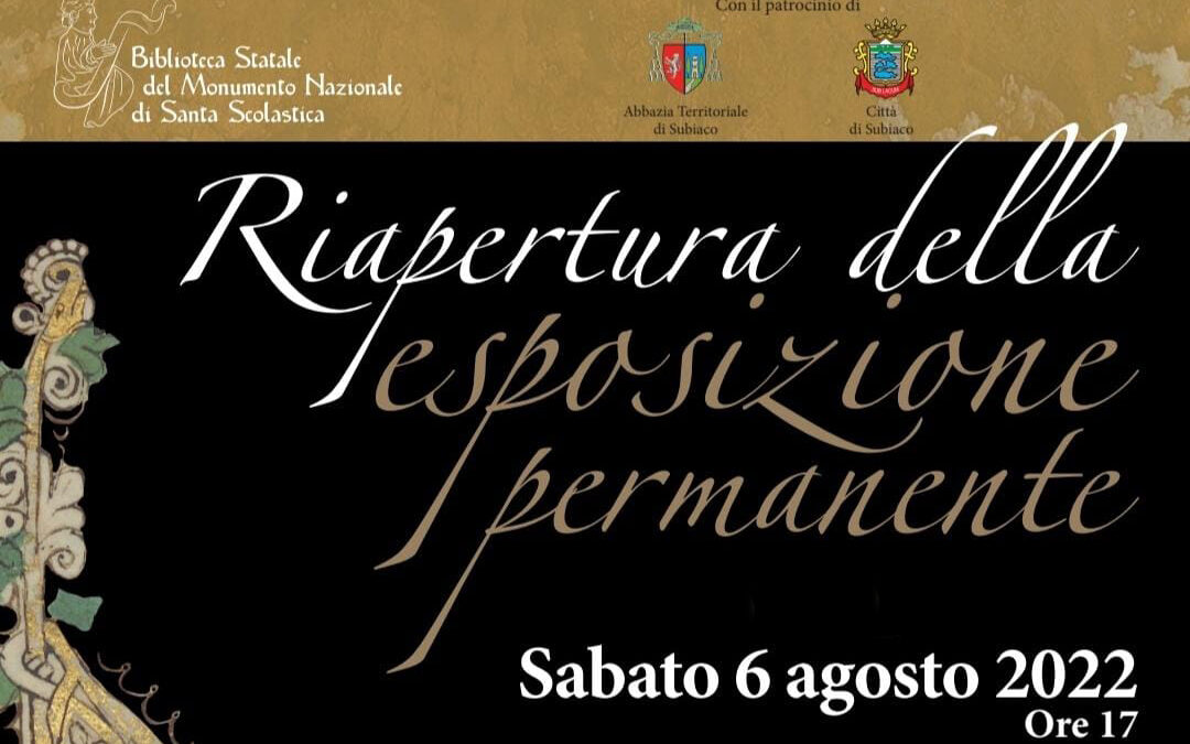 Riapertura dell’esposizione permanente